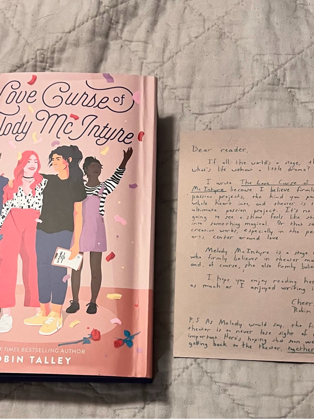 SIGNED- LitJoy Special EdThe Love Curse of Melody McIntyre -Robin Talley